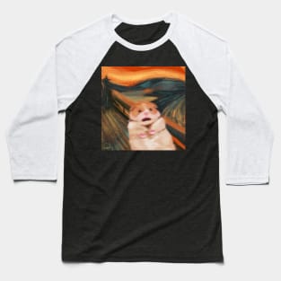 Screaming Hamster Painting 2 Baseball T-Shirt